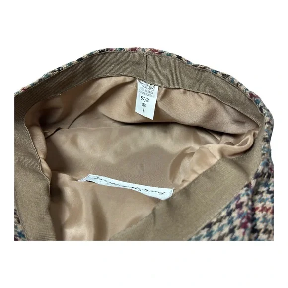 𝅺Jonathan Richard Ireland Tweed Wool-Blend Newsboy Cap Size Small - Picture 9 of 11